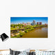 The skyline and James River in Richmond, Virginia. Wall Mural