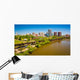 The skyline and James River in Richmond, Virginia. Wall Mural