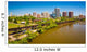 The skyline and James River in Richmond, Virginia. Wall Mural