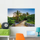 Palm Trees along Boardwalk Wall Decal