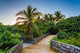 Palm Trees along Boardwalk Wall Decal