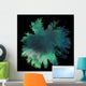Fisheye of northern lights Wall Mural