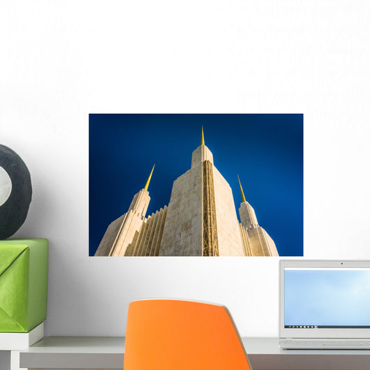 Spires of the Washington DC Mormon Temple in Kensington, Marylan Wall Mural