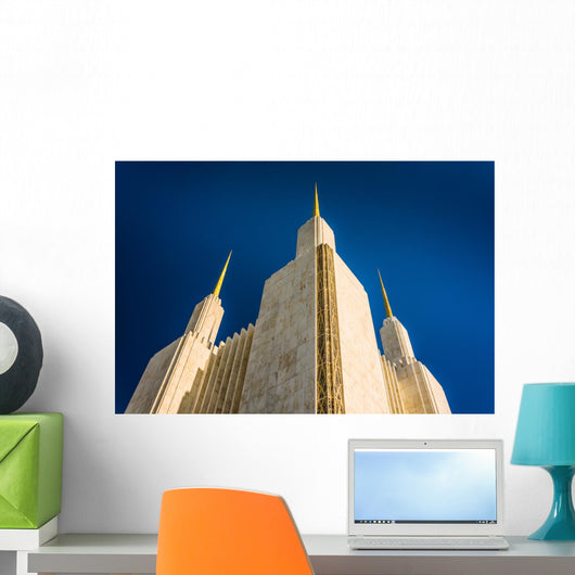Spires of the Washington DC Mormon Temple in Kensington, Marylan Wall Mural