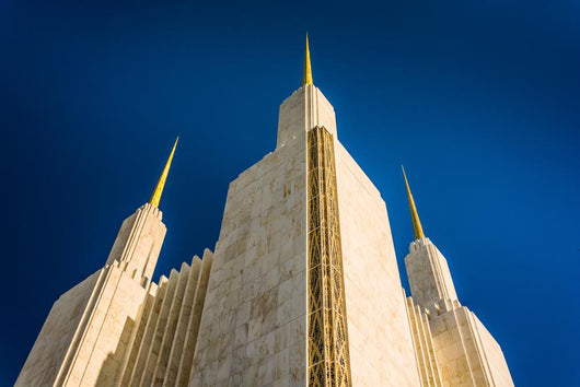 Spires of the Washington DC Mormon Temple in Kensington, Marylan Wall Mural