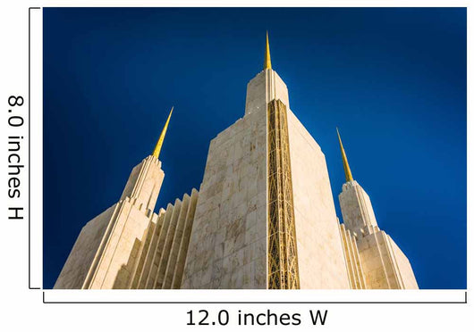 Spires of the Washington DC Mormon Temple in Kensington, Marylan Wall Mural