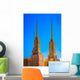 Spires of the Washington DC Mormon Temple, in Kensington, Maryla Wall Mural