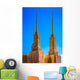 Spires of the Washington DC Mormon Temple, in Kensington, Maryla Wall Mural
