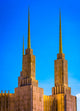 Spires of the Washington DC Mormon Temple, in Kensington, Maryla Wall Mural