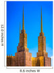 Spires of the Washington DC Mormon Temple, in Kensington, Maryla Wall Mural