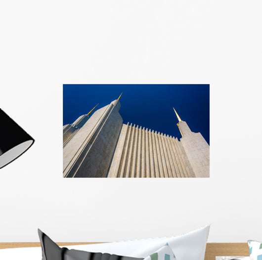 Spires of the Washington DC Mormon Temple in Kensington, Marylan Wall Mural