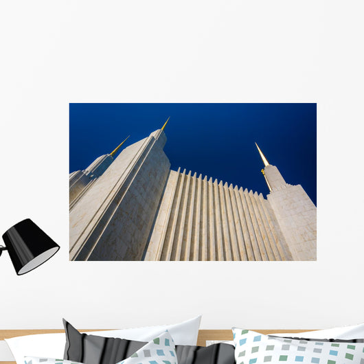 Spires of the Washington DC Mormon Temple in Kensington, Marylan Wall Mural