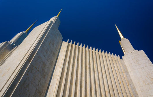 Spires of the Washington DC Mormon Temple in Kensington, Marylan Wall Mural