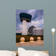 The exterior of the Air and Space Museum Udvar-Hazy Center on a Wall Mural