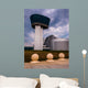 The exterior of the Air and Space Museum Udvar-Hazy Center on a Wall Mural