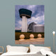The exterior of the Air and Space Museum Udvar-Hazy Center on a Wall Mural