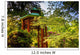 A red pagoda at the National Arboretum in Washington, DC. Wall Mural