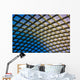 Architectural abstract taken of the ceiling at  the Kogod Courty Wall Mural