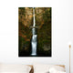 Multnomah Falls in Autumn Wall Mural