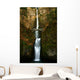Multnomah Falls in Autumn Wall Mural