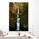 Multnomah Falls in Autumn Wall Mural