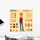 Hipster Character Pack Wall Decal