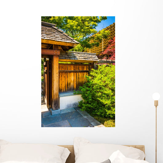Gate to the National Bonsai & Penjing Museum at the National Arb Wall Mural