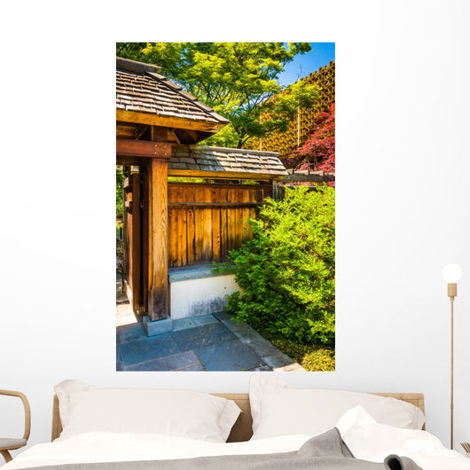 Gate to the National Bonsai & Penjing Museum at the National Arb Wall Mural
