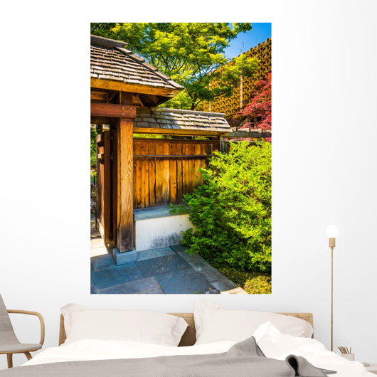 Gate to the National Bonsai & Penjing Museum at the National Arb Wall Mural
