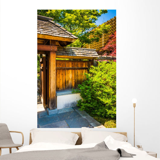 Gate to the National Bonsai & Penjing Museum at the National Arb Wall Mural