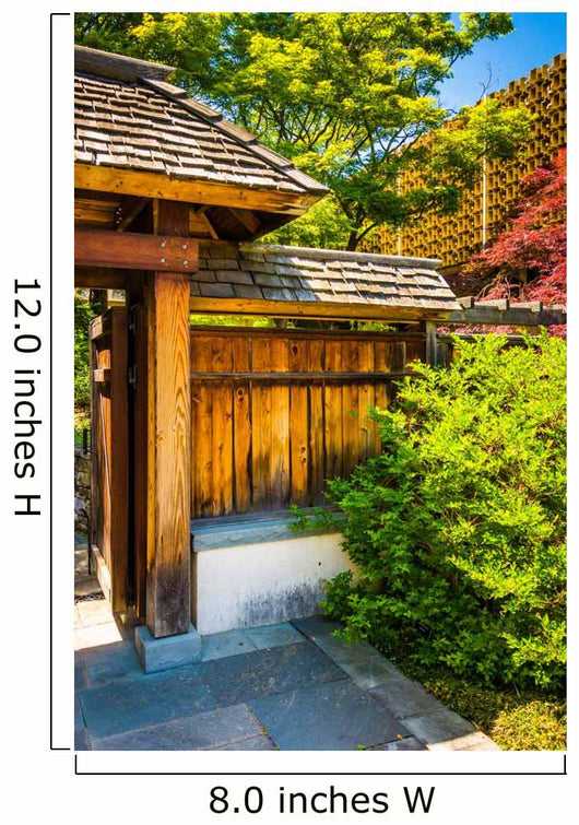 Gate to the National Bonsai & Penjing Museum at the National Arb Wall Mural