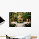 Indoor garden area in the National Gallery of Art in Washington, Wall Mural