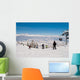 Mass downhill skiing Wall Mural