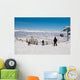 Mass downhill skiing Wall Mural