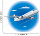 flying airplane Wall Decal