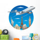 air travel concept Wall Decal