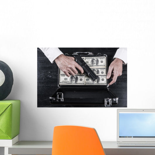 Illegal business. Wall Mural