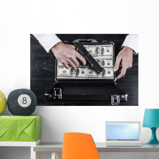 Illegal business. Wall Mural