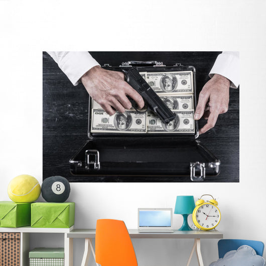 Illegal business. Wall Mural