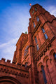 Looking up at the Smithsonian Castle, in Washington, DC. Wall Mural