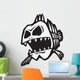 Bad Bones Fish Wall Decal