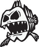 Bad Bones Fish Wall Decal