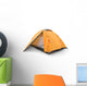 Yellow tourist tent Wall Decal