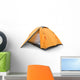 Yellow tourist tent Wall Decal