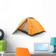 Yellow tourist tent Wall Decal
