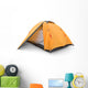 Yellow tourist tent Wall Decal