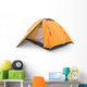 Yellow tourist tent Wall Decal