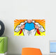 Superhero Chest Wall Mural