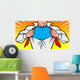 Superhero Chest Wall Mural