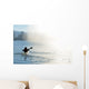 canoe in the fog Wall Mural